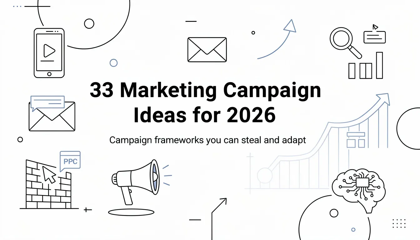 33 Marketing Campaign Ideas for 2026 (With Examples You Can Steal)